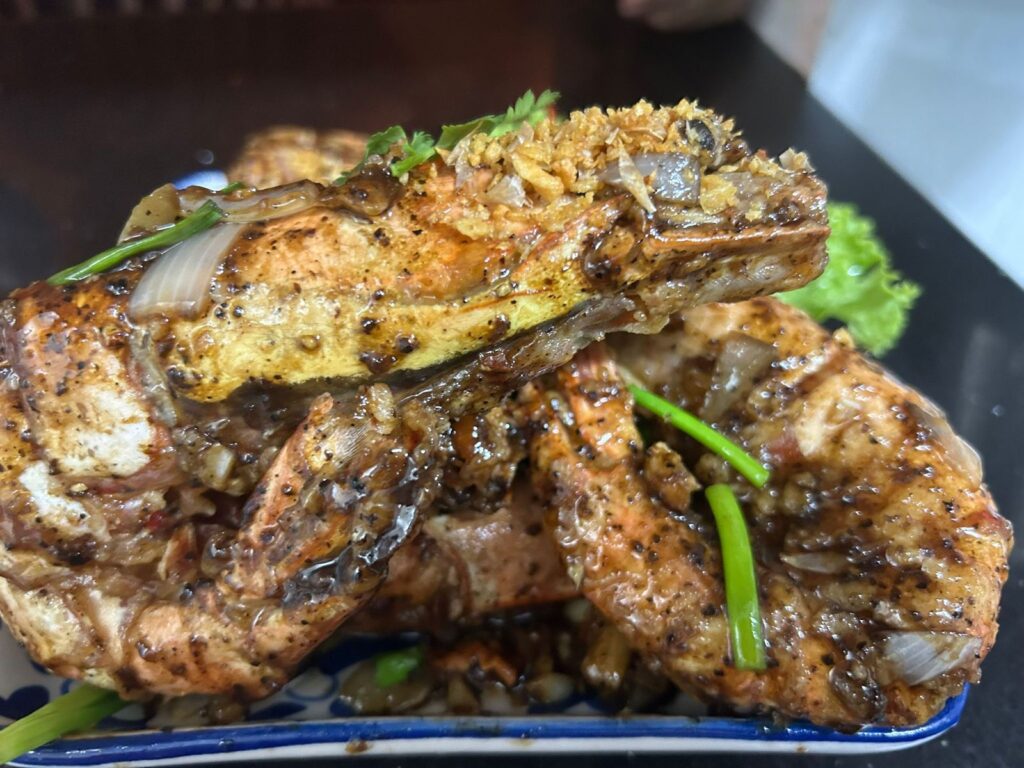 Jumbo Prawns in Tamarind Sauce