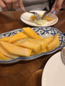 Mango sticky rice 