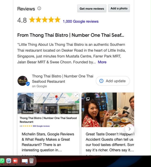 Michelin Stars vs Google Reviews: What Makes a Great Restaurant? | Singapore